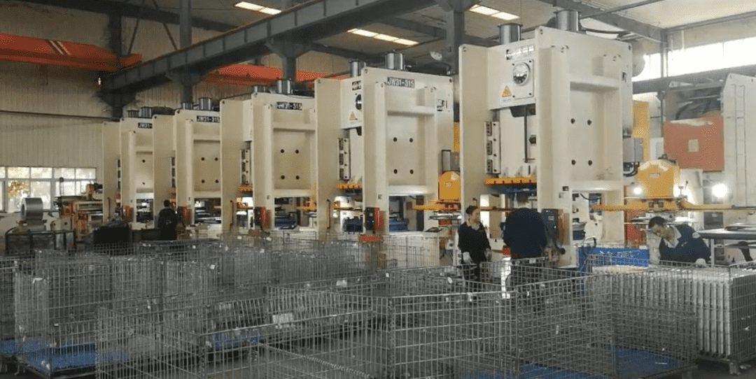 H Frame Press Line dengan transfer bar