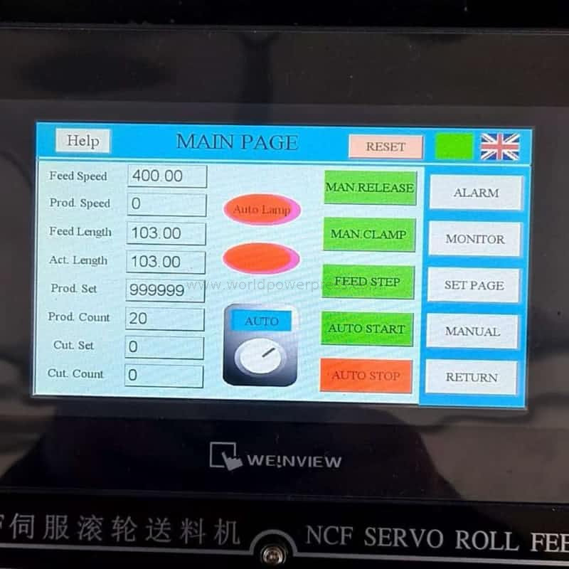 NCF-700 Servo NC Feeding Machine untuk Pemberian Pencari Coil Otomatis