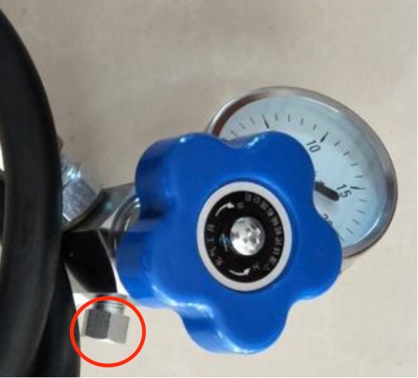 Alat Pengisian Nitrogen - Saklar Rilis Tekanan